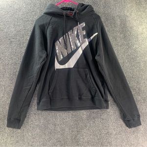 Nike Hoodie Womens Medium Pullover Sequin Gym Workout